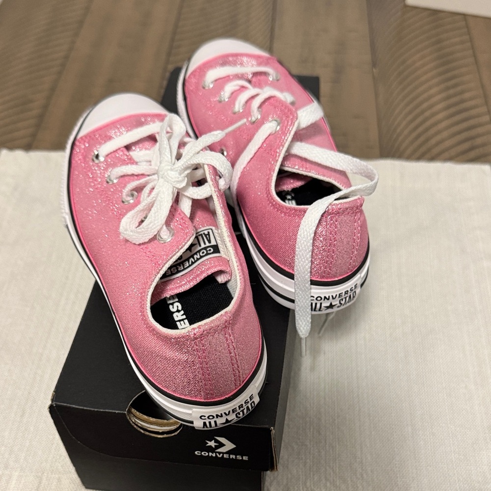 Converse Kids Sparkling Pink Sneakers